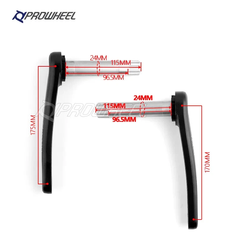 Juego de bielas de bicicleta 170MM 175MM 8/9/10/11/12 velocidades manivela con pedalier Foto 2 de 4