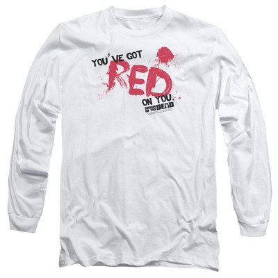 Shaun Of The Dead ''Red On You'' Pullover Hoodie or Long Sleeve T-Shirt