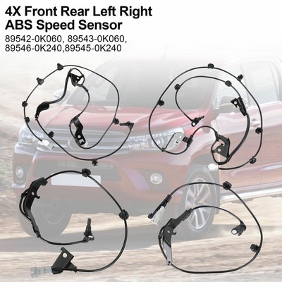 4X Front Rear Left Right ABS Speed Sensor für Toyota Hilux Viii Pickup 2015+