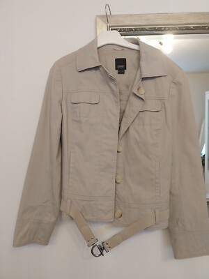 ESPRIT Collection BUSINESS Damen-Blazer ELEGANT S 36 BEIGE GREIGE TAUPE Kostüm 