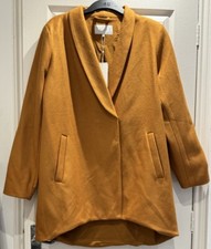 Women’s Vila Vicamdon Loose Jacket/coat Mustard Size Large (42)