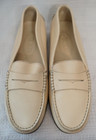 J.P. Tod's ivory leather penny loafer shoes for women size 5.5 — photo 1