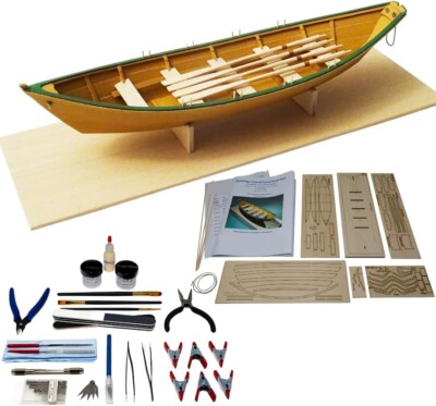 Model Shipways Grand Banks Dory 1:24 Model Ship Kit w/ all Tools, Paint & Glue