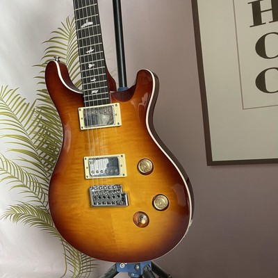 Unbrand PRS Handmade Electric Guitar Sunburst Color Tremolo Bridge Mahogany Neck
