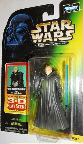 STAR WARS expanded universe CLONE EMPEROR palpatine 1998 power of the force potf - Picture 2 of 2