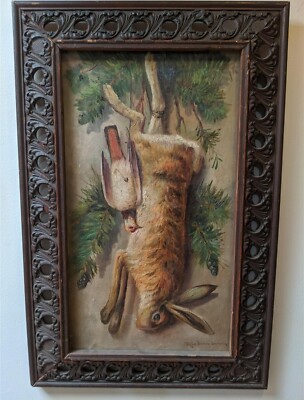 Richard La Barre Goodwin Oil Painting Still Life With Game