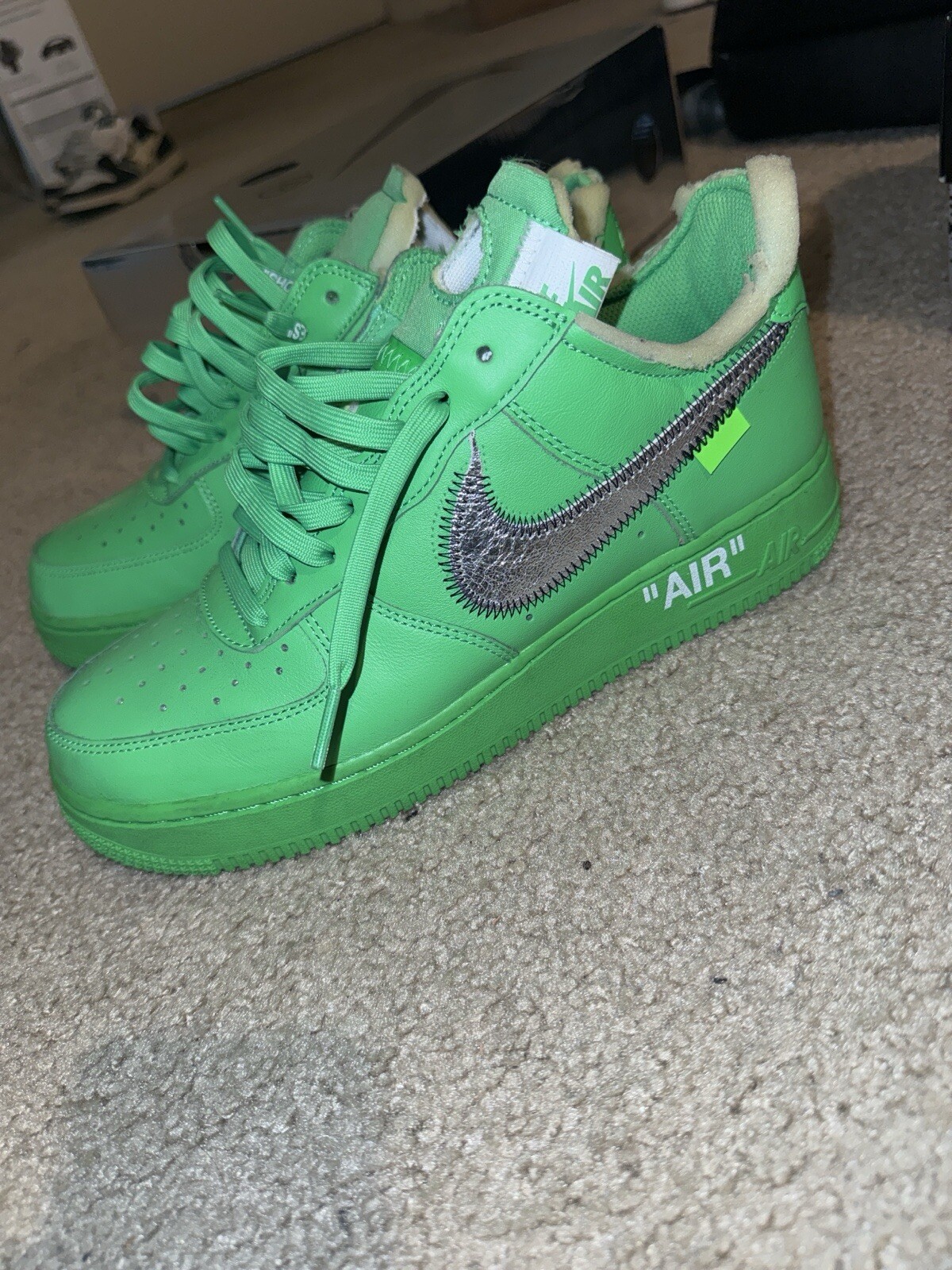 OFF WHITE X NIKE Bianco sporco x Nike Air Force 1 Brooklyn