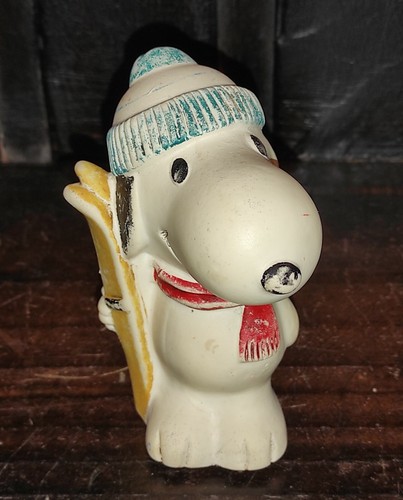 RARISSIMO GIOCATTOLO IN GOMMA VINTAGE SNOOPY PEANUTS VARIANTE ARGENTINA CON LIC - Foto 5 di 9