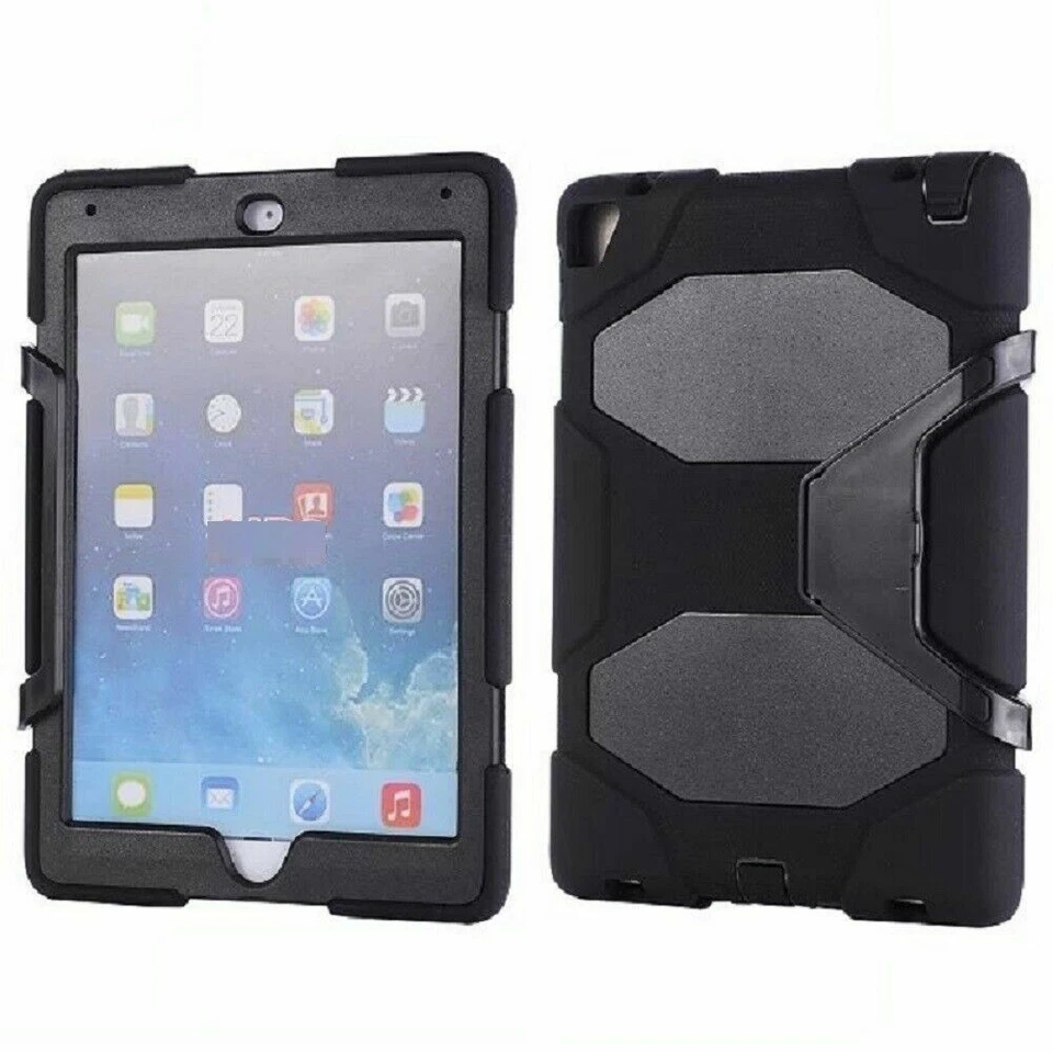 Tough Military Heavy Duty Silicone Rubber Case iPad 2017 / 2018 (5th/6th Gen) - Image 2 of 4