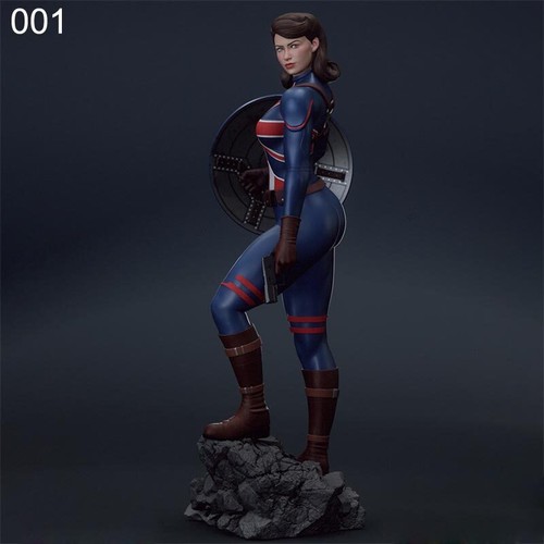 Kit Modelo Impresión 3D Captain Carter 1/12 1/6 Sin Pintar Sin Montar 3 Ver NSFW - Imagen 2 de 12