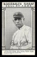 Clark Griffith 1948 Baseball's Great HOF Exhibits (W464) EX Washington Senators