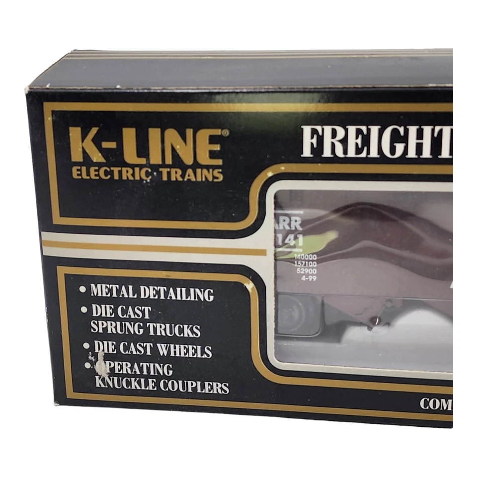 Sealed K-line Alaska Railroad Scale Die Cast Hopper Coal Load Train Freight Car - Image 2 of 4