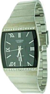 citizen watch with black face