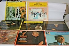 Herber Von Karajan Lot 8 x Disques vinyle 33 tours