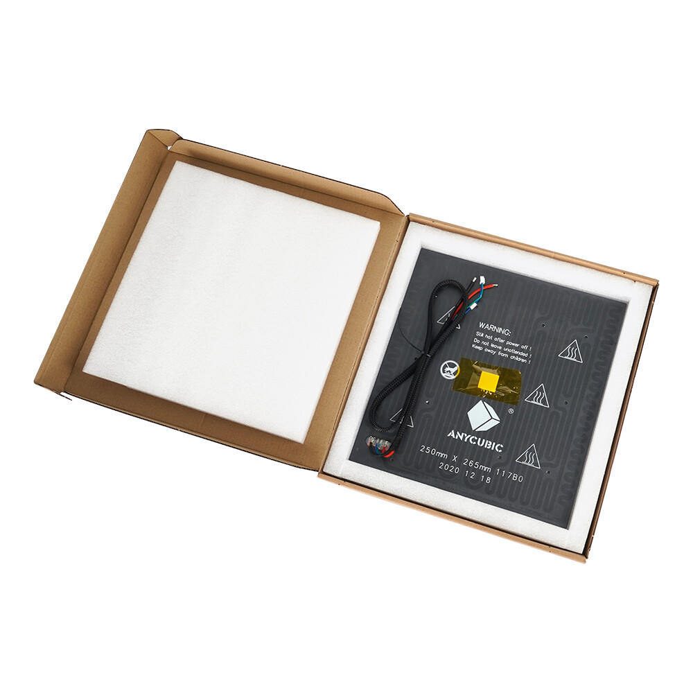 ANYCUBIC Vyper Hot Bed 3D Printer Aluminum Heatbed 265x250x3mm 24V 260W