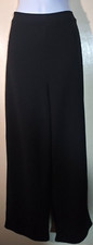 NASTYGAL BLACK DRESS WORK PANTS SZ 8 WIDE LEG HIGH RISE