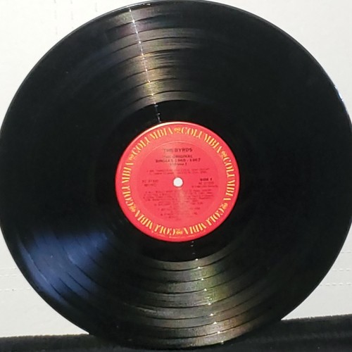 BYRDS The Original Singles 1965-1967 VG+ Vintage 1980 Vinyl Mono Folk Rock - Picture 4 of 4
