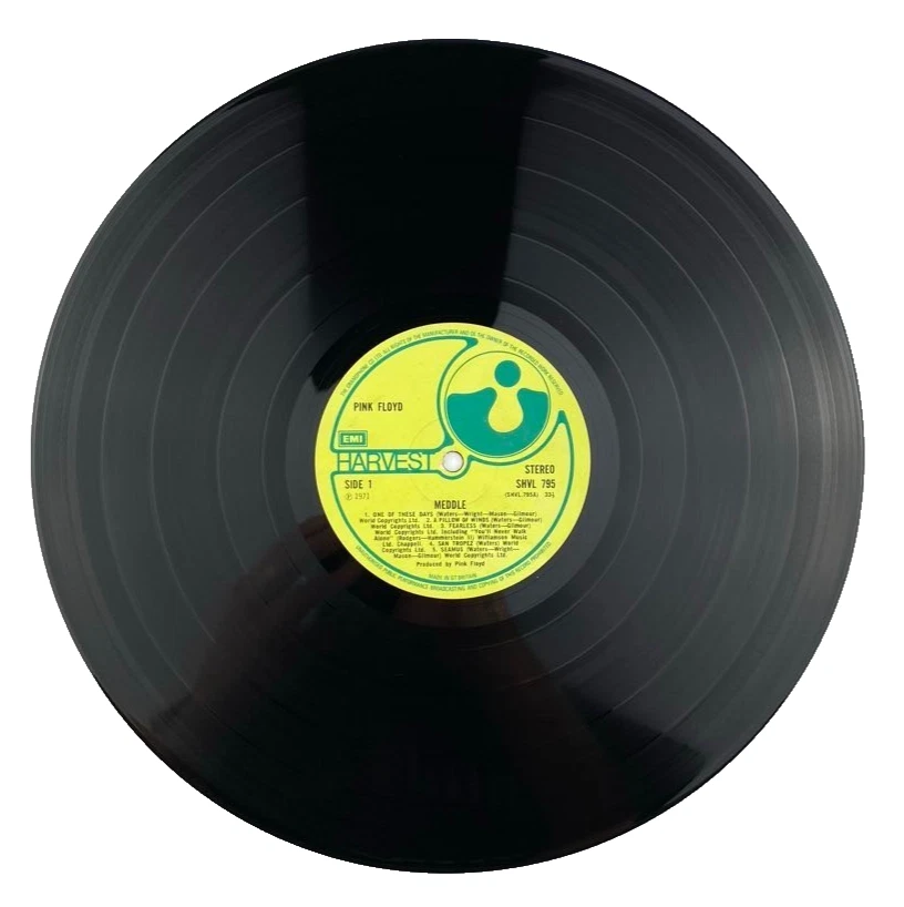 Pink Floyd Meddle vinyl record LP 1st British Press UK A-3/B-1U - 33 RPM EX - Image 2 of 4
