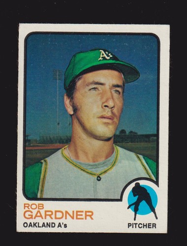 1973 Topps #222 Rob Gardner Oakland Athletics A's EX-MINT A - Bild 1 von 2
