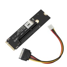 NGFF M.2 M-Key to PCIe X4 Expansion Card AdapterM.2 B Key 2260 2280 SSD to PC...