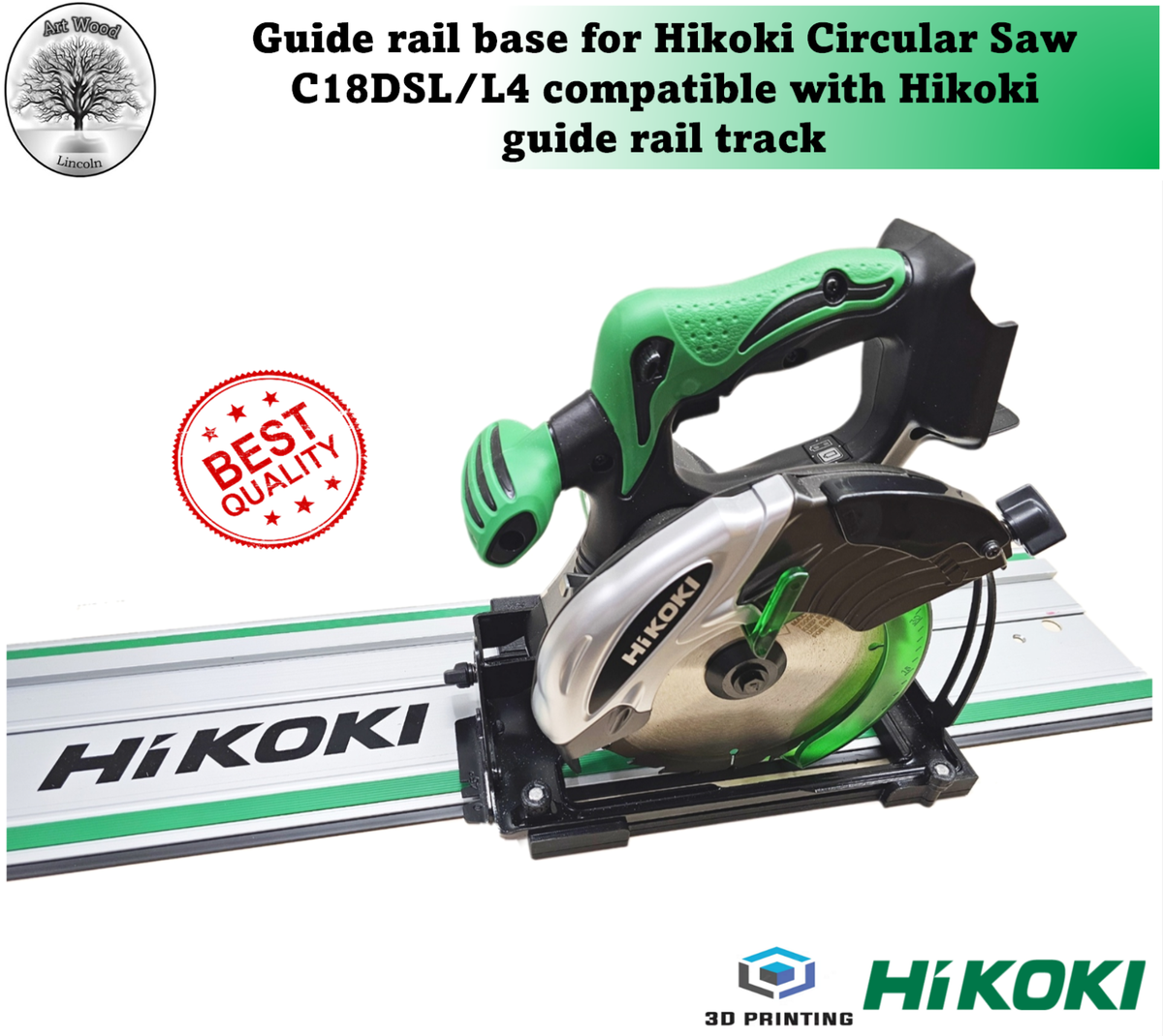 Hikoki C18DSL adaptor base Circular Saw guide rail track Made in