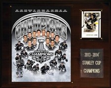 NHL Los Angeles Kings 12 x 15-Inch 2013-2014 Stanley Cup Champions Plaque