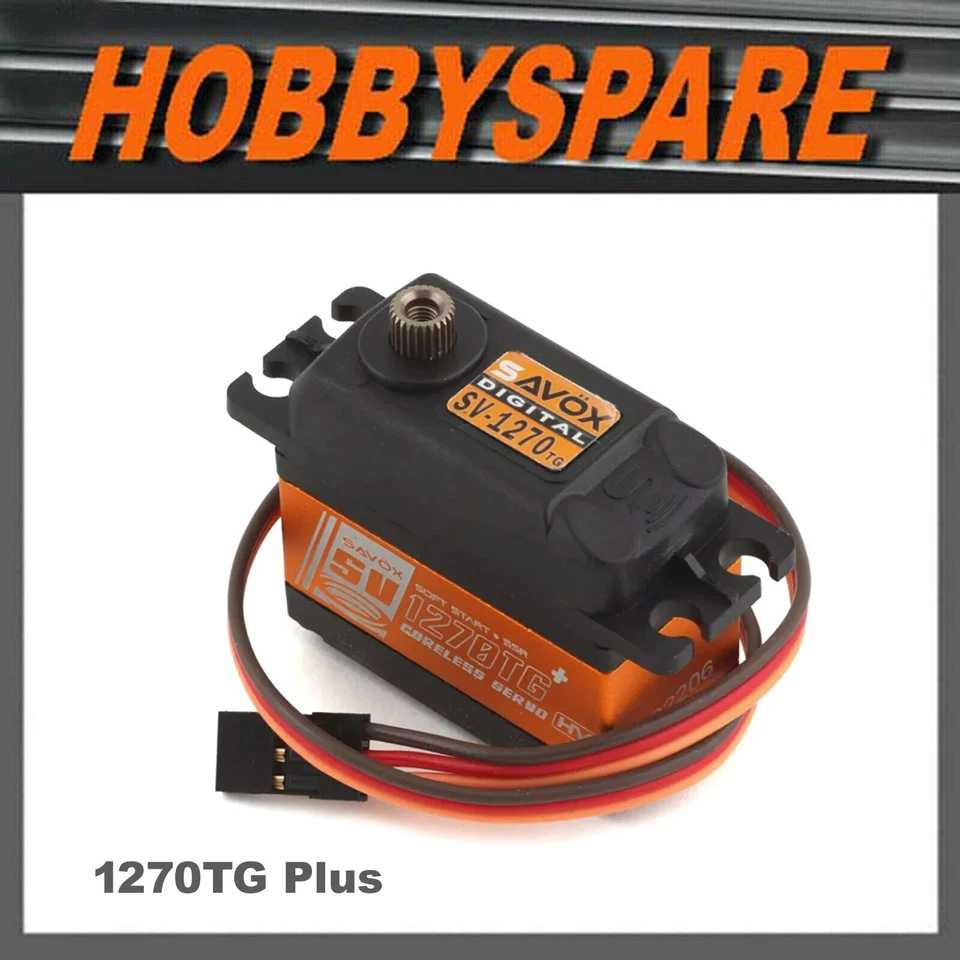 SAVOX SV-1270TG PLUS MONSTER TORQUE 7.4V 8.4V TITANIUM GEAR DIGITAL SERVO .11s/s