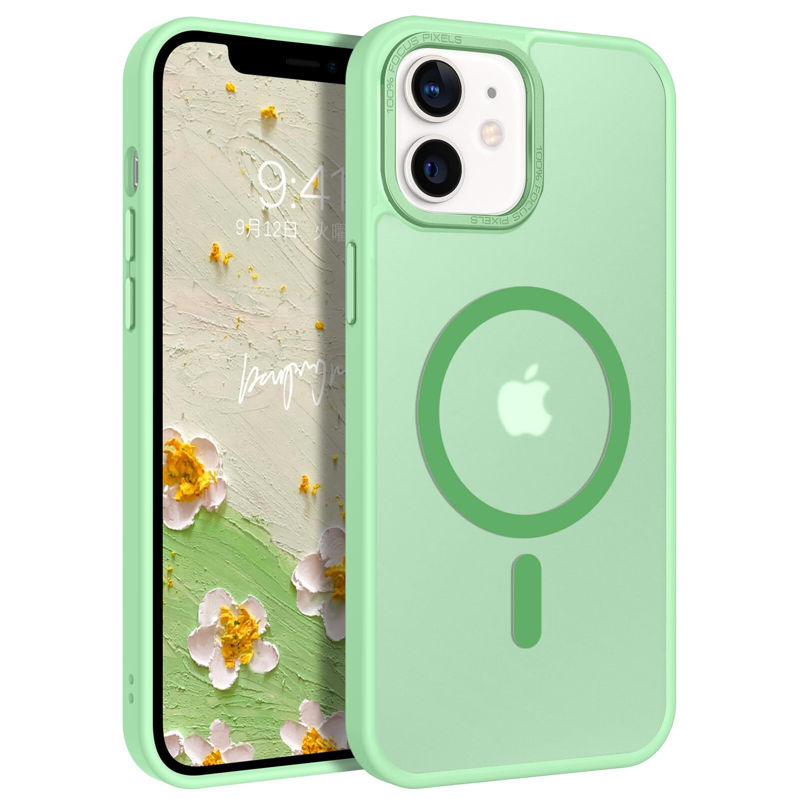 BENTOBEN for iphone 12 Pro case MagSafe compatible wireless charging matte  639