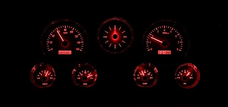 Dakota Digital 1967-72 Chevy Pickup Truck Gauges Kit Analog Clock VHX-67C-PA-S-R - Изображение 2 из 4