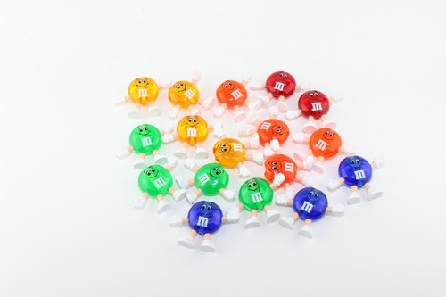 Vintage 90's M & Ms Candy Christmas String Light Cover Toppers Replacements M&Ms - Picture 1 of 43