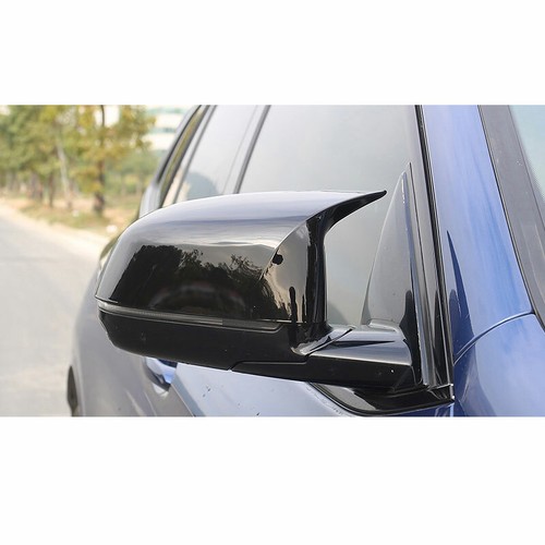 Cubierta de espejo puerta lateral negra brillante para BMW X5 G05 2019-2020 2021 - Imagen 3 de 6