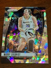 2024 Panini Prizm WNBA Maddy Siegrist Dallas Wings Silver Cracked Ice #94