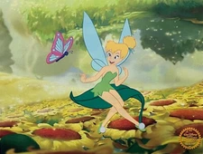 Disney TINKER BELL Limited Edition Sericel Animation Art Cel 11" x 14"