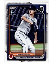 Ethan Schiefelbein Detroit Tigers 2024 Bowman Draft 1st Bowman **