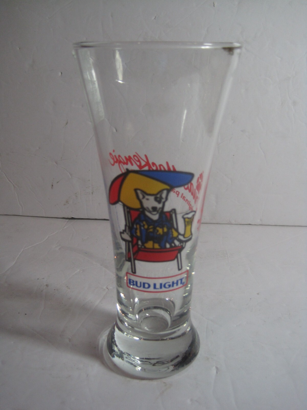 Bicchiere Birra Vintage Pilsner 1987 Bud Light Spuds Mackenzie - Foto 7