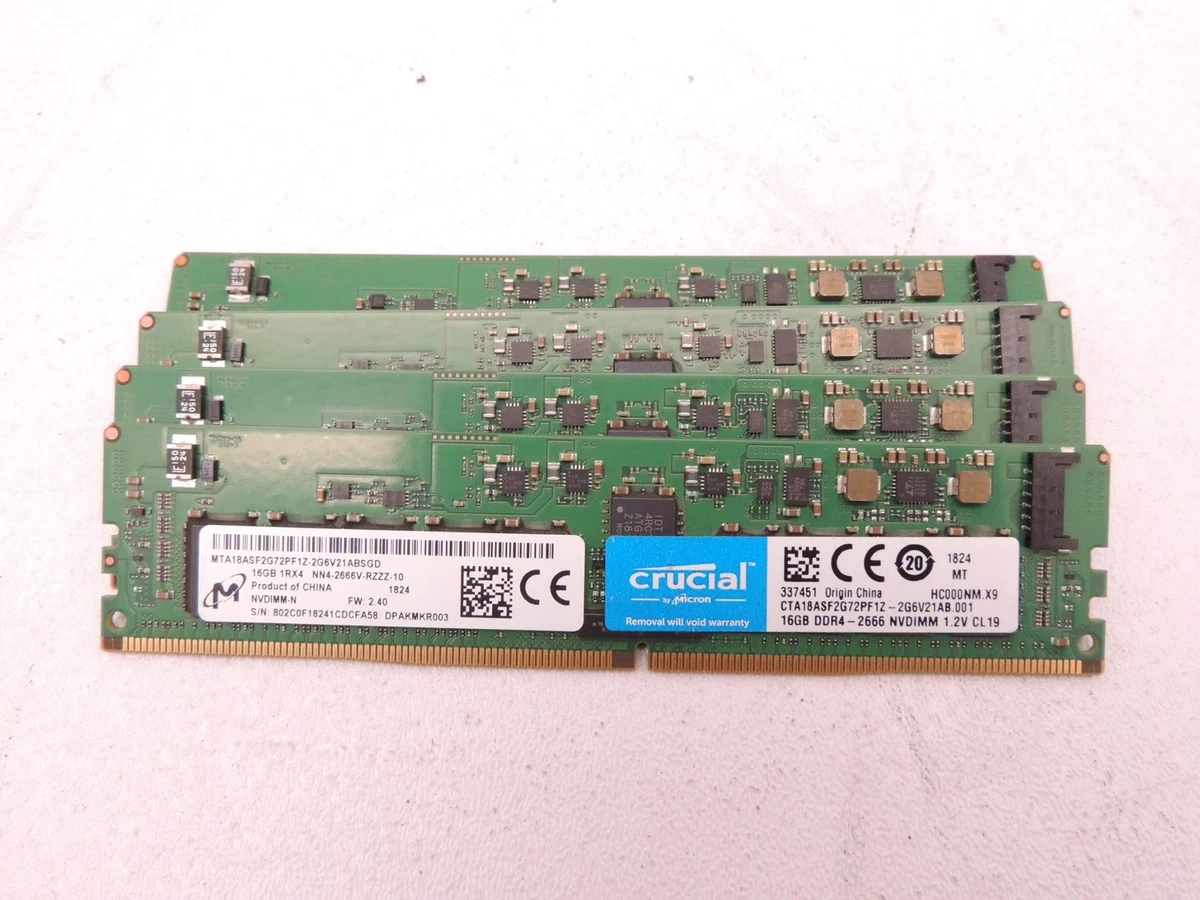 Micron PC4-21300 (DDR4-2666) Bus Speed DDR4 SDRAM Memory (RAM) for