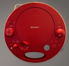2008 Sony ZS-E5 Red Portable CD Player AM/FM Radio Stereo Boombox Test  Works