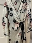 NEW Madison Intimates Floral and Black Lace Accent Gown and Matching Robe Small — photo 4