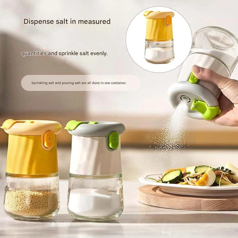 Sealed Dust-proof Easy-to-use Clear Functional Quantitative Sealed Seasoning Jar
Opens in a new wind