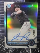 2022 1st Bowman Chrome Jared Poland  Auto Refractor  157/499