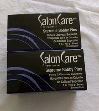 2 Boxes Salon Cair Brown Hair Pins Crimped BN17