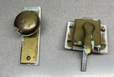 Vintage Small Screen Door Knob And  Handle