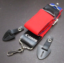 Canon camera Strap RED 2" VINTAGE 1970's/80's. New. Never used.