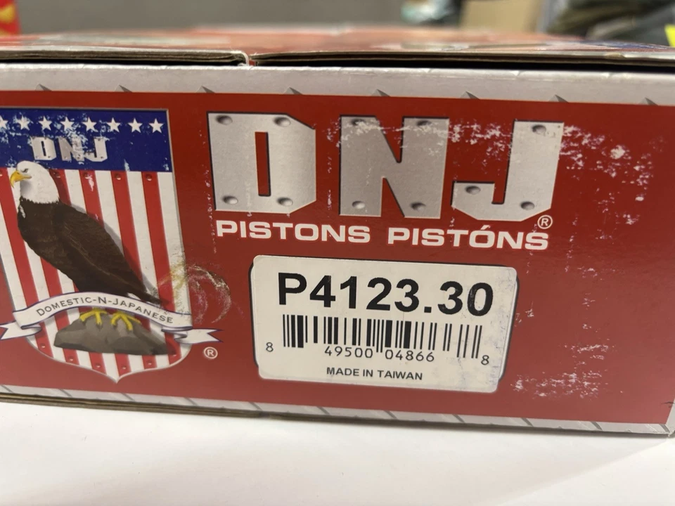 DNJ P4123.30 6 pistões conjunto 97-08 Ford F-150 V6 97-02 Ford E-150 Econoline V6 - Imagem 2 de 2