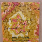 bright Pattern Sunrise contemporary laminated Signed Drawing art card  OOAK aceo — photo 5