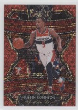 2019-20 Panini Select Concourse Hybrid Red Disco Prizm 48/49 Justin Robinson 4l6