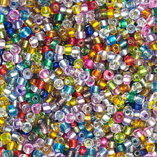 3mm Craft Glass Seed Beads Bulk, 4000 Pcs Jewelry Making Pony Beads for Bracelet