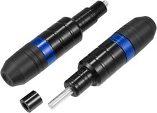 Motorcycle Frame Slider Anti-Fall Stick, Exhaust Anti Crash Fallin Color: Blue