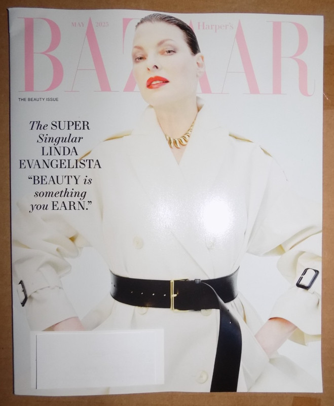 Linda Evangelista - Beauty is Something You Earn - Harper`s Bazaar Magazine