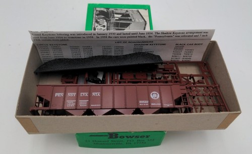 Bowser 55341 X-31A escala HO PRR 40' doble puerta techo redondo caja coche kit | Zustand: New